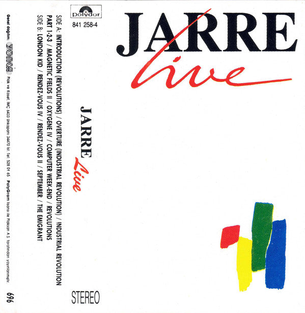Jean-Michel Jarre : Live (Cass, Album)