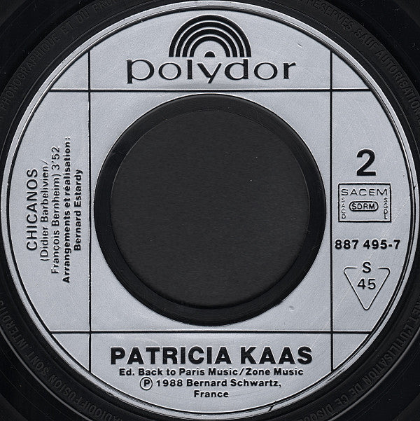 Patricia Kaas : D'Allemagne (7", Single)
