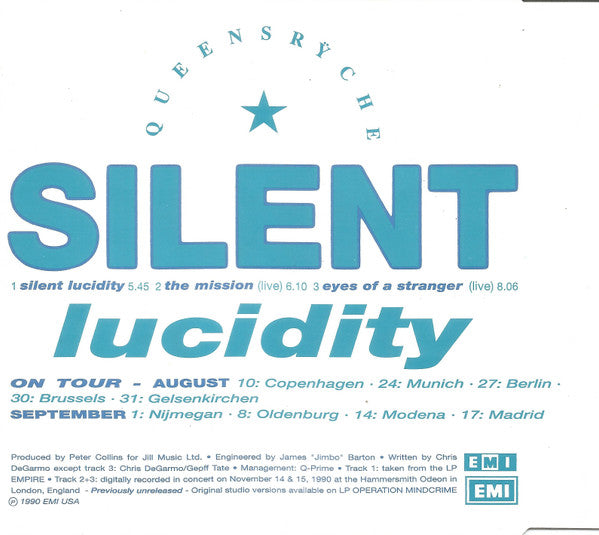Queensrÿche : Silent Lucidity (CD, Maxi)
