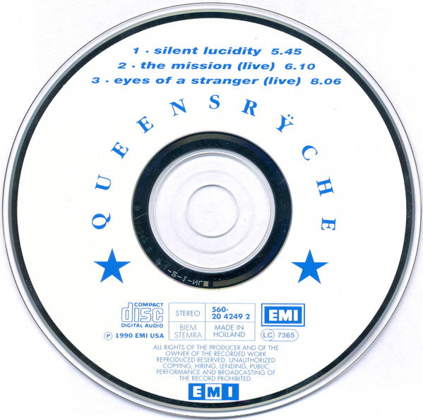 Queensrÿche : Silent Lucidity (CD, Maxi)