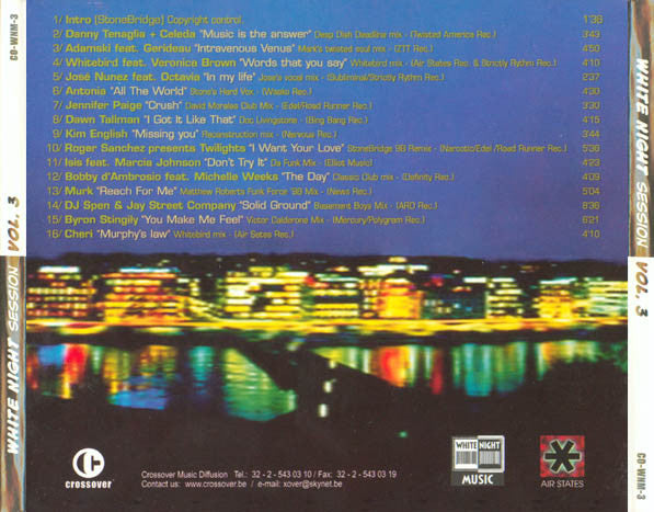 StoneBridge : White Night Session '3 (CD, Mixed, Dig)