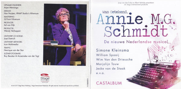 Cast Was Getekend Annie M. G. Schmidt : Was Getekend Annie M. G. Schmidt  (Minimax, Album)