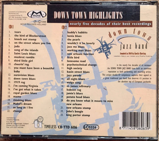 The Down Town Jazz Band : Down Town Highlights (2xCD, Comp)