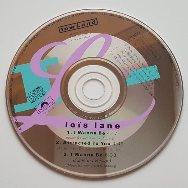 Loïs Lane : I Wanna Be (CD, Maxi)