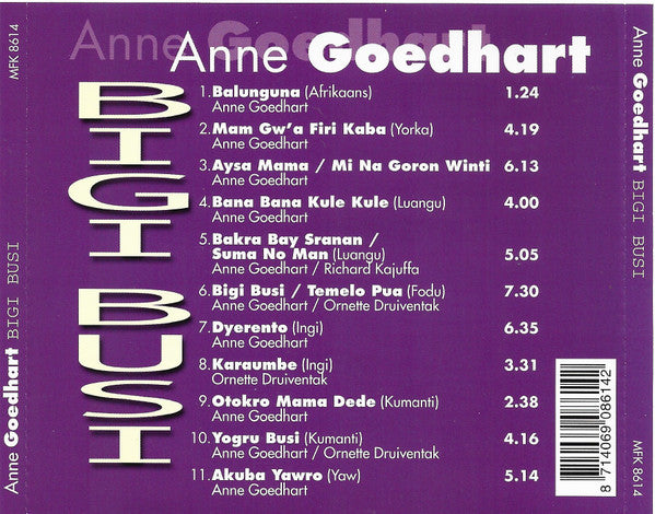 Anne Goedhart : Bigi Busi (CD, Album)