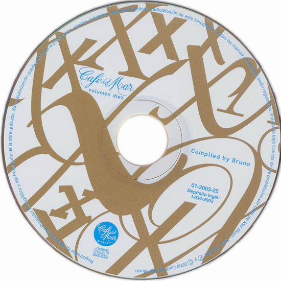 Various : Café Del Mar - Volumen Diez (CD, Comp, Enh, Dig)