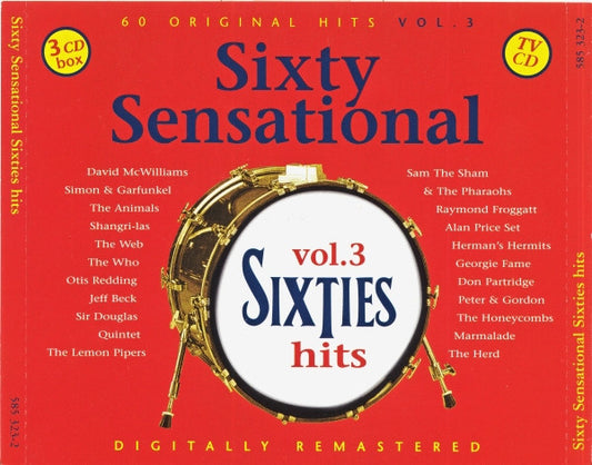 Various : Sixty Sensational Sixties Hits Vol.3 (3xCD, Comp, RM)