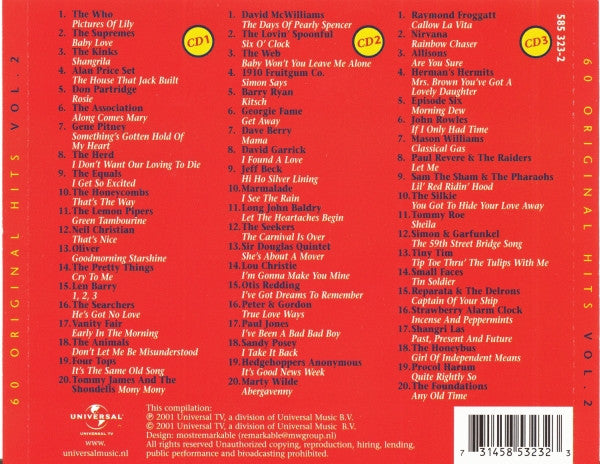 Various : Sixty Sensational Sixties Hits Vol.3 (3xCD, Comp, RM)