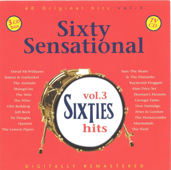 Various : Sixty Sensational Sixties Hits Vol.3 (3xCD, Comp, RM)