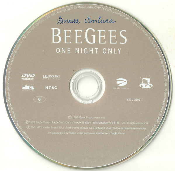 Bee Gees : One Night Only (DVD-V, RE, RP, Multichannel, NTSC, DC,)