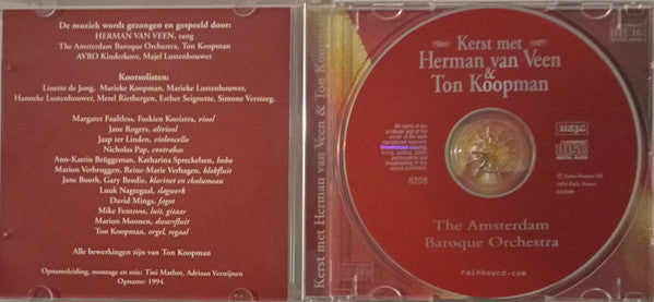 Herman Van Veen, Ton Koopman, The Amsterdam Baroque Orchestra : Kerst Met Herman van Veen & Ton Koopman (CD, Album)