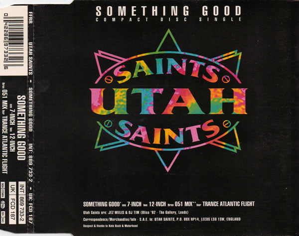 Utah Saints : Something Good (CD, Single, Ger)