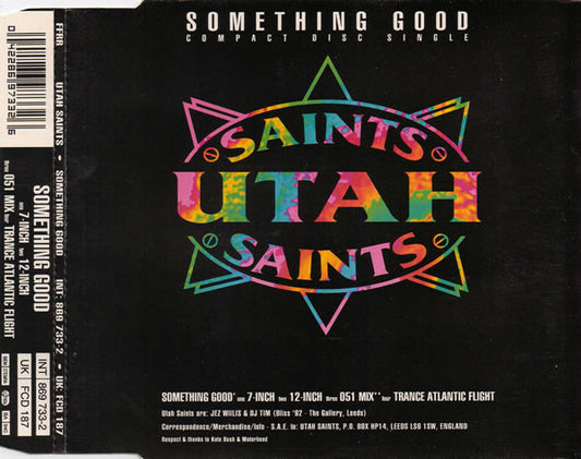 Utah Saints : Something Good (CD, Single, Ger)