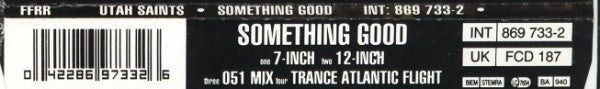 Utah Saints : Something Good (CD, Single, Ger)