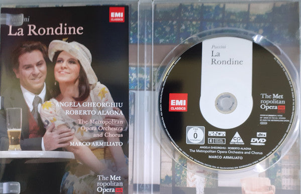 Giacomo Puccini, Angela Gheorghiu, Roberto Alagna, The Metropolitan Opera House Orchestra & Metropolitan Opera Chorus, Marco Armiliato : La Rondine (DVD-V, NTSC, Reg)
