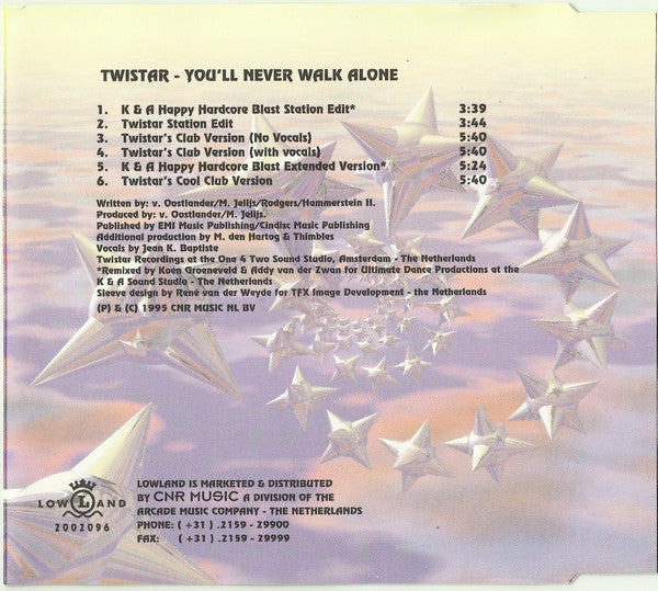 Twistar : You'll Never Walk Alone (CD, Maxi)