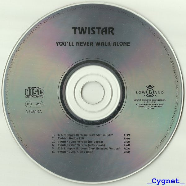 Twistar : You'll Never Walk Alone (CD, Maxi)