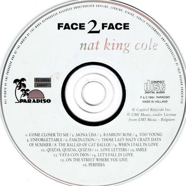 Dean Martin & Nat King Cole : Face To Face - Their Greatest Hits (2xCD, Comp + Box)