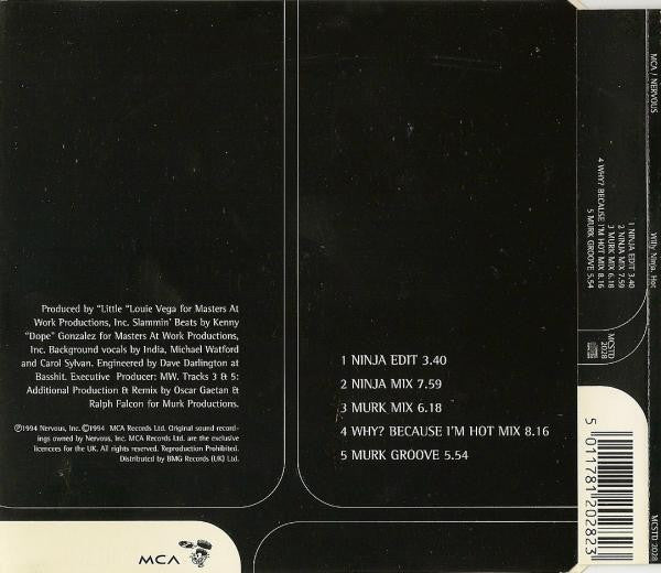 Willie Ninja : Hot (CD, Single)