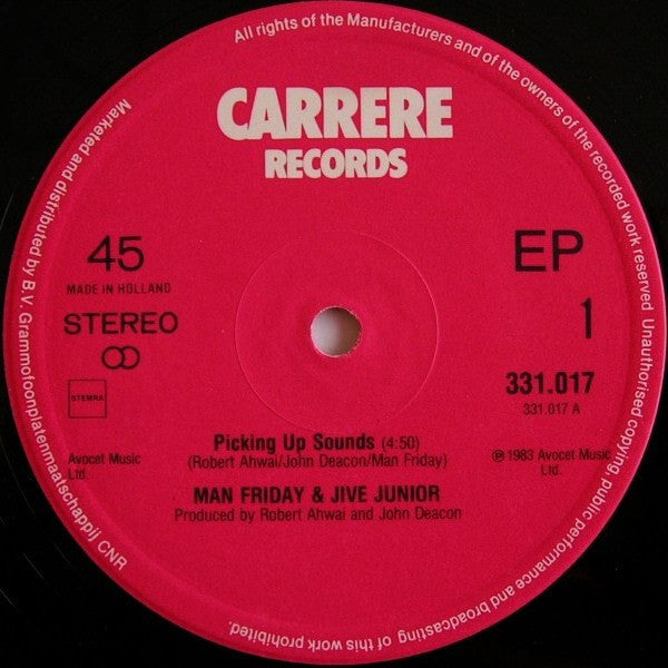 Man Friday (3) & Jive Junior : Picking Up Sounds (12" Version) (12", Single)