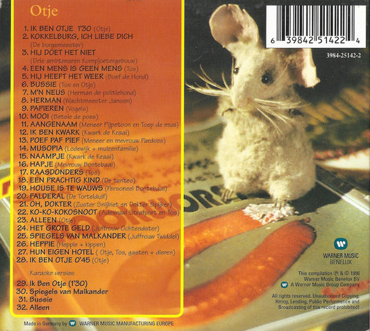 Various : Otje - Naar Het Gelijknamige Boek Van Annie M.G. Schmidt (CD, Album)
