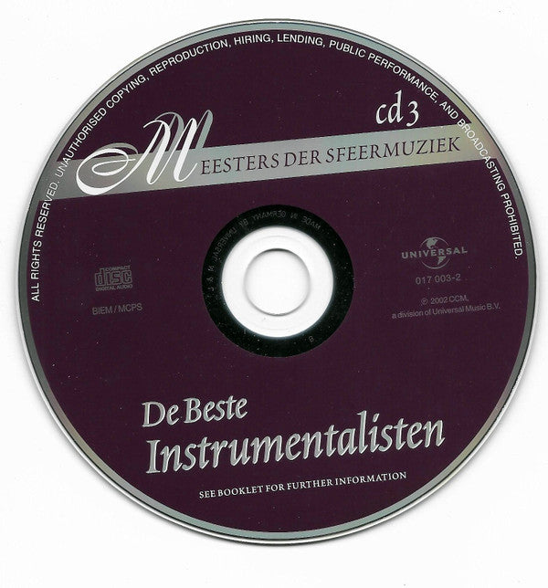 Various : Meesters Der Sfeermuziek 1 - De beste Instrumentalisten (3xCD, Comp + Box)