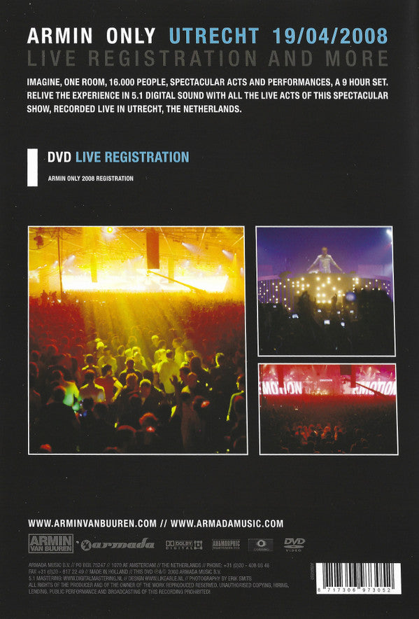 Armin Van Buuren : Armin Only - Imagine (DVD)