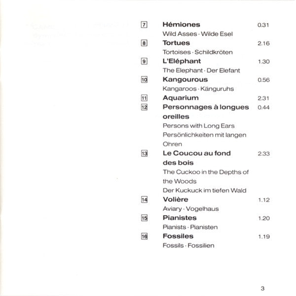 Camille Saint-Saëns, Peter Hurford, Cristina Ortiz, Pascal Rogé, Charles Dutoit, Orchestre Symphonique De Montréal : Symphony No. 3 / Carnaval Des Animaux (CD, Comp, RE)