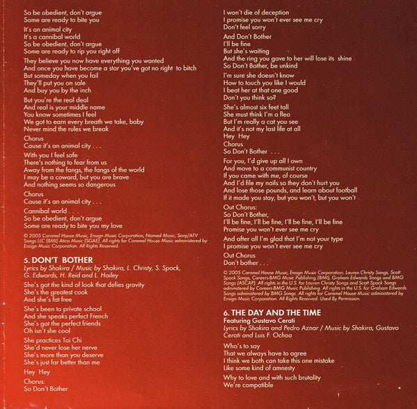 Shakira : Oral Fixation Vol. 2 (CD, Album)