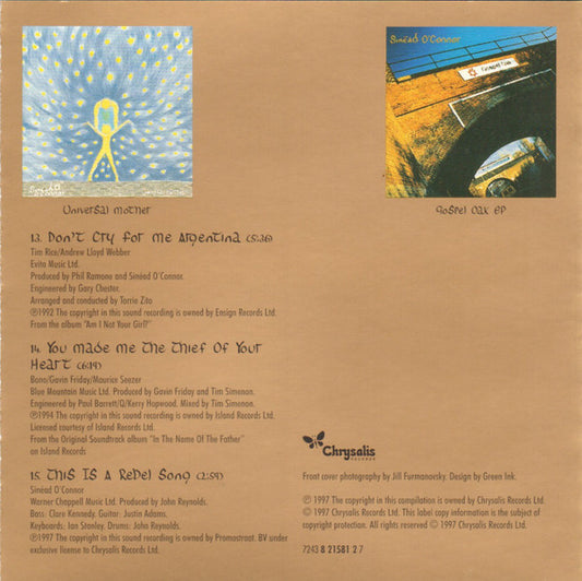 Sinéad O'Connor : So Far... The Best Of Sinéad O'Connor (CD, Comp, RM)
