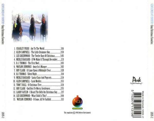Various : Gentlemen Of Country Sings Christmas Favorites (CD, Comp)