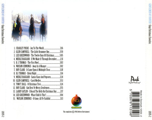 Various : Gentlemen Of Country Sings Christmas Favorites (CD, Comp)