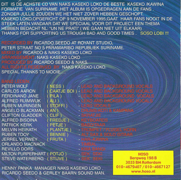 Naks Kaseko Loko : Un Ne Prati (CD, Album)