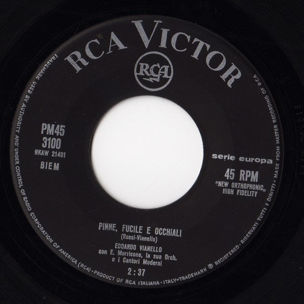 Edoardo Vianello : Pinne, Fucile Ed Occhiali (7", Mono)