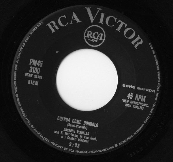 Edoardo Vianello : Pinne, Fucile Ed Occhiali (7", Mono)