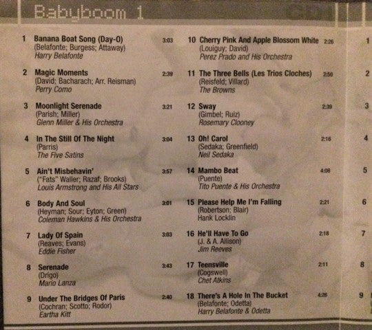 Various : The Babyboom Generation 2 - Greatest Hits From The 50's, 60's And 70's (3xCD, Comp)