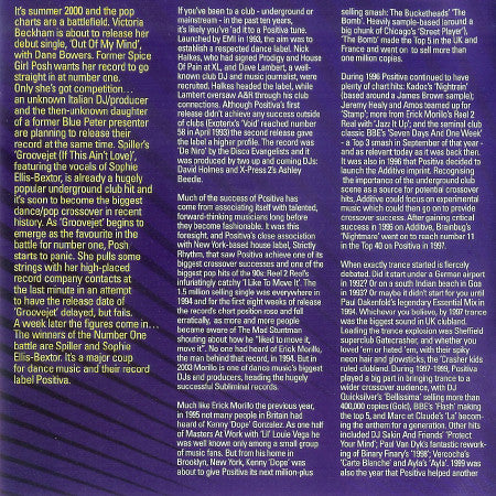 Various : Positiva: A Decade Of Dance (2xCD, Comp, Sli)