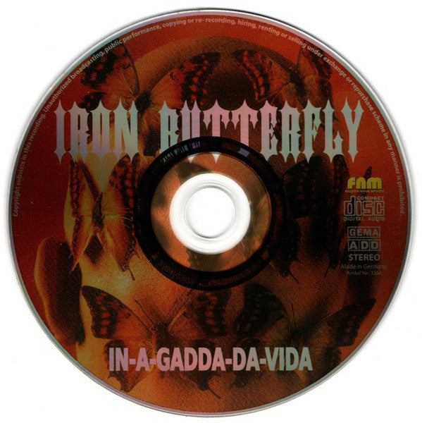 Iron Butterfly : In-A-Gadda-Da-Vida (CD, Comp, RE, RM)
