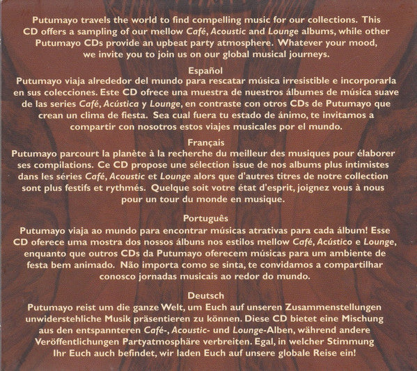 Various : Putumayo Café Sampler (CD, Comp, Dig)