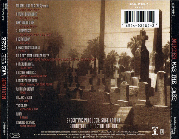 Various : Murder Was The Case (The Soundtrack) (CD, Album)