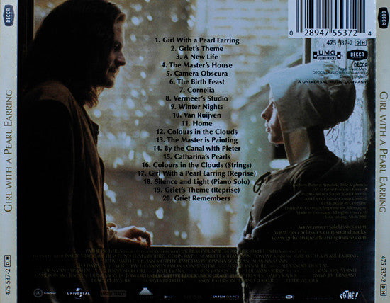 Alexandre Desplat : Girl With A Pearl Earring (Original Motion Picture Soundtrack) (CD, RP)