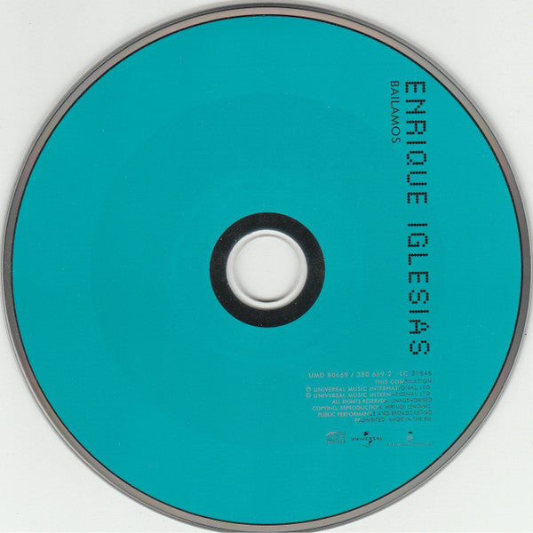 Enrique Iglesias : Bailamos (CD, Single)