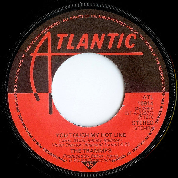 The Trammps : Disco Inferno (7", Single)
