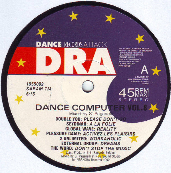 Various : Dance Computer 8 (12", Maxi)