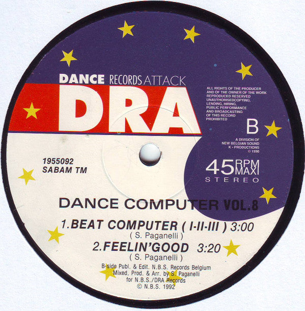 Various : Dance Computer 8 (12", Maxi)