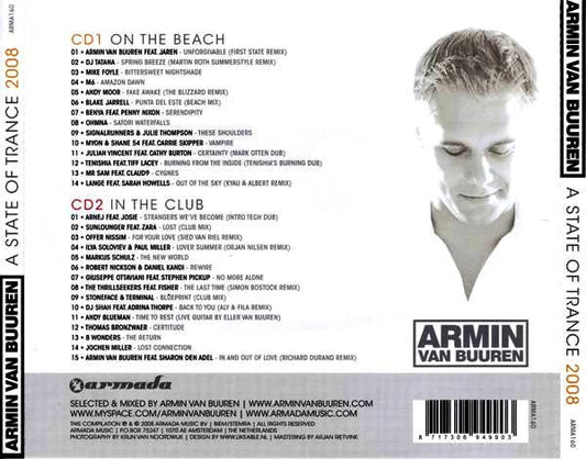 Armin van Buuren : A State Of Trance 2008 (2xCD, Comp, Mixed)