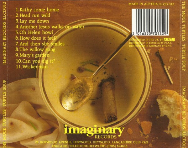 The Mock Turtles : Turtle Soup (CD, Album)