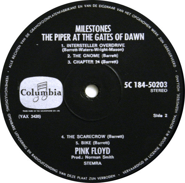 Pink Floyd : Milestones (2xLP, Comp)