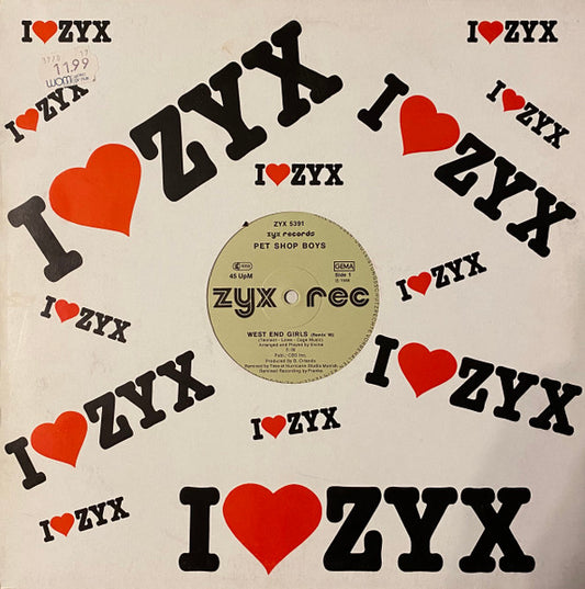 Pet Shop Boys : West End Girls (Remix '86) (12", Maxi)