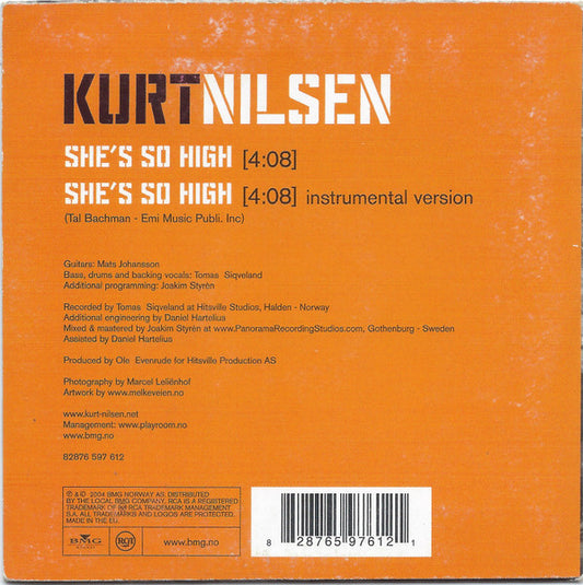 Kurt Nilsen : She's So High (CD, Single)